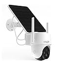 Waggle 4G LTE Cellular Security Camera Wireless Outdoor - 360° Live View, 2K Color Night Vision, PIR Motion Sensor, 2 Way Talk, Built in SIM Card
