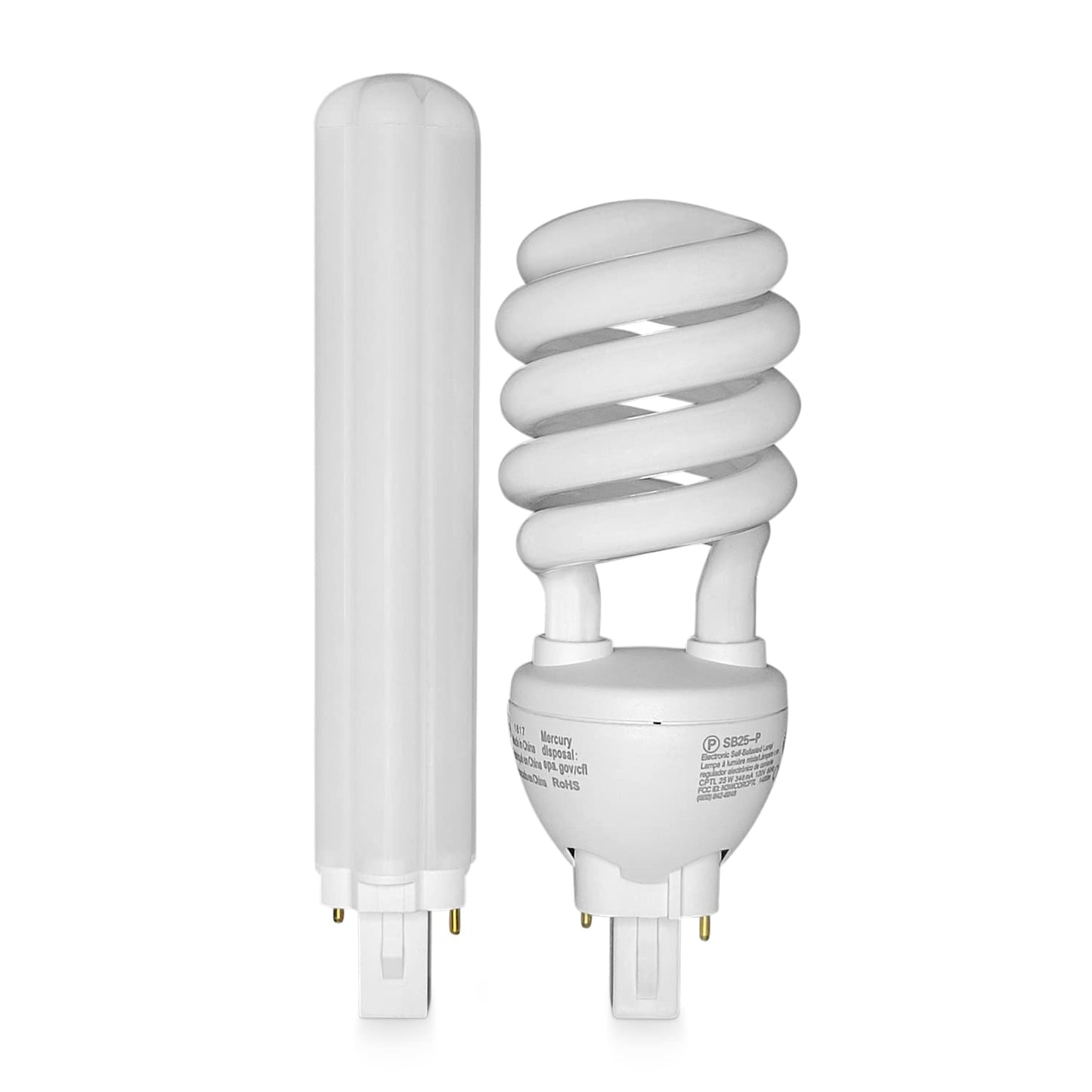 EYE POWER LED Replacement for OttLite 25W 2-Pin SBB Swirl Bulb H34J3K or SB25-P-FFP (1-Pack)
