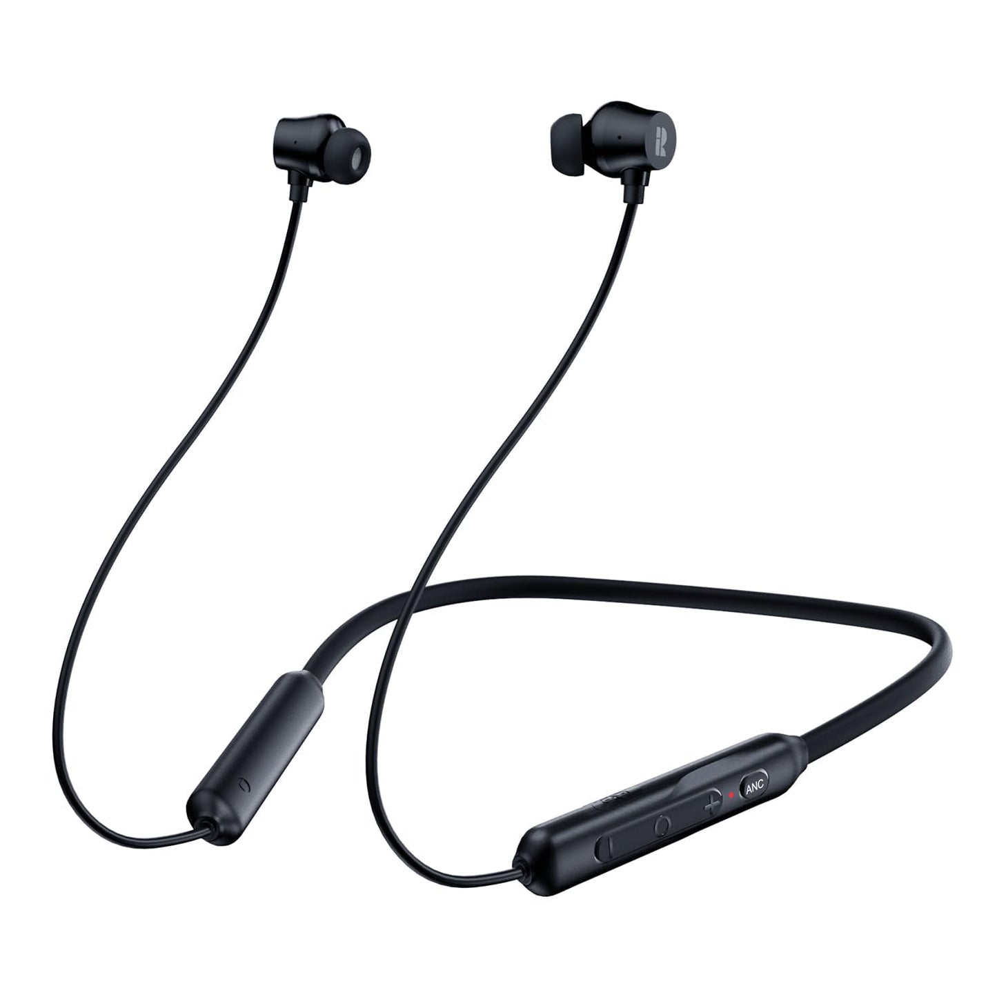 Active Noise Cancelling Headphones, Wireless In Ear Neckband Bluetooth Headphones with 3 AI Mics ENC, 60Hrs Playtime, V5.3 Magnetic Earbuds…