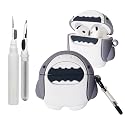 for AirPods 4 Case with Cleaner Kit,Compatible with Airpods 4th Generation Case, 3D Cartoon Cute Silicone Protective Cover for AirPods 4 Cover