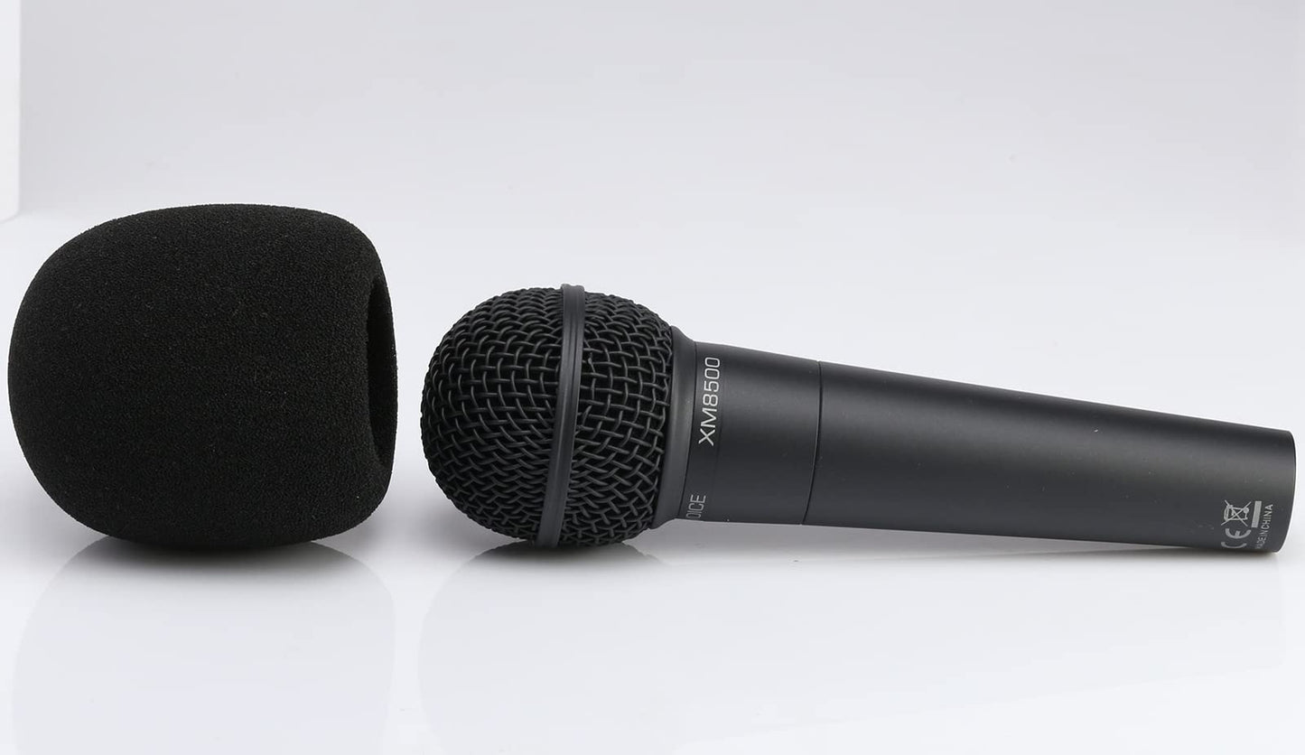 LEFXMOPHY XM8500 Pop Flter, Windscreen Replacement for Behringer XM8500 XM1800S BA 85A Microphone Cover, Black Noise-cancellation Windsock Cover