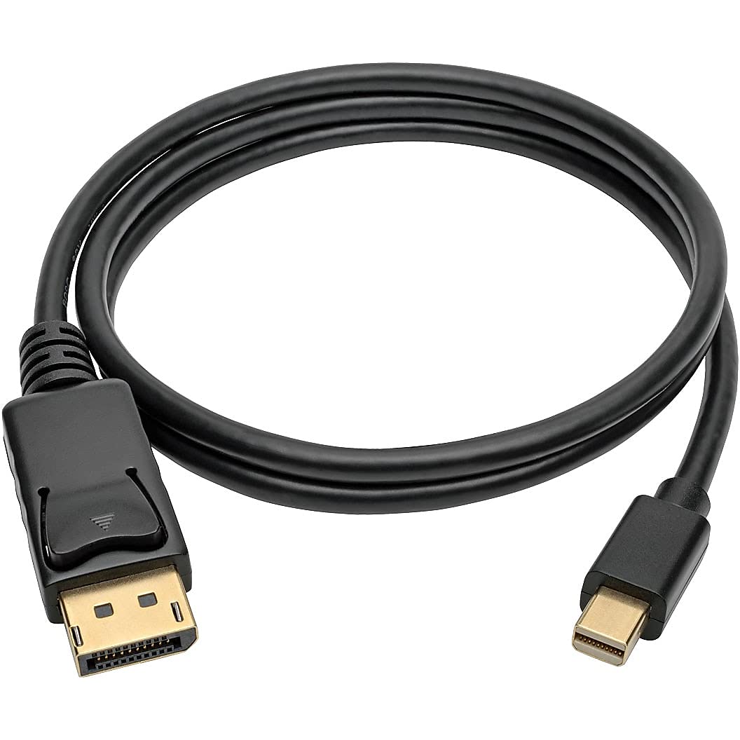 Tripp Lite Mini DisplayPort to DisplayPort Cable, 4K x 2K @ 60Hz, 4096 x 2160 (M/M), Black, 3-ft (P583-003-BK)