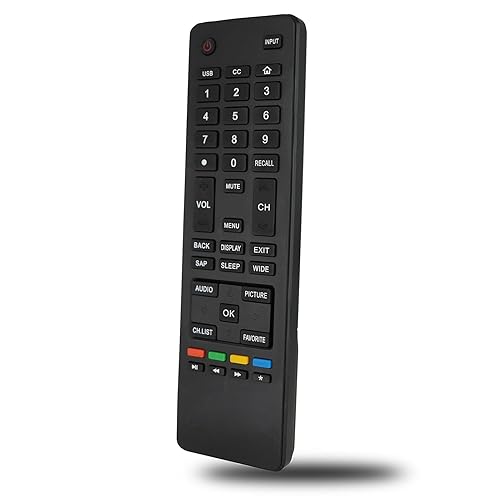 Universal Replacement Remote Control Compatible for Haier TV 40D2500 39D3005 32D3005 32D2000 28E2000 65UF2505 65D3550 50UG6550G LE39M600M80