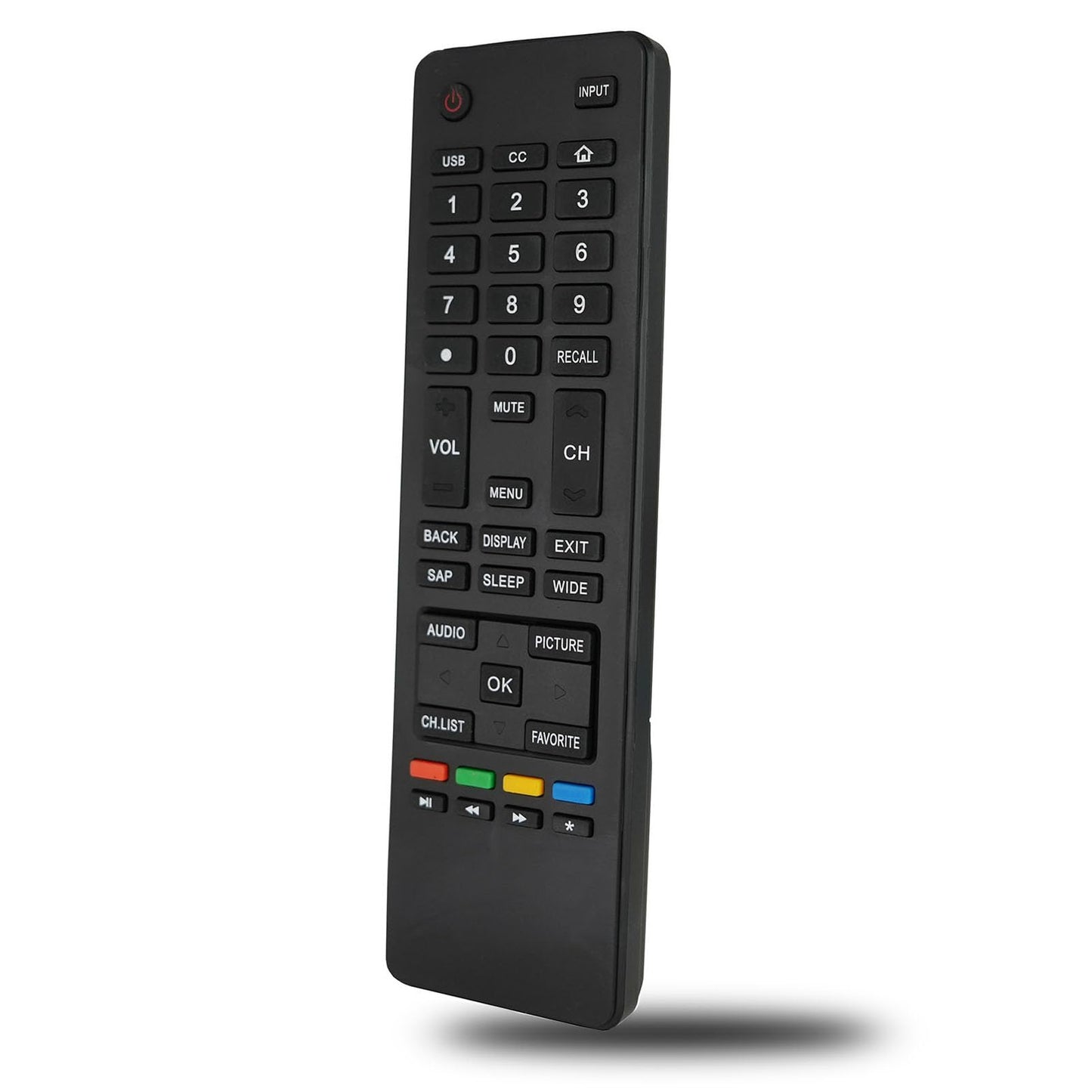 Universal Replacement Remote Control Compatible for Haier TV 40D2500 39D3005 32D3005 32D2000 28E2000 65UF2505 65D3550 50UG6550G LE39M600M80