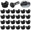 24pcs 22mm Magnetic Zip Tie Mount, Multi-Functional Cable Holder, Suitable for Industrial Cable Management and Home Cable Organizing. 24 Mounts