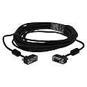 SF Cable, 25ft Ultra Slim SVGA Cable with Ferrites HD15 M/F Triple Shielded