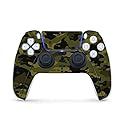 MightySkins Skin Compatible With PS5 / Playstation 5 Controller - Green Camouflage | Protective, Durable, and Unique Vinyl Decal wrap cover | Easy