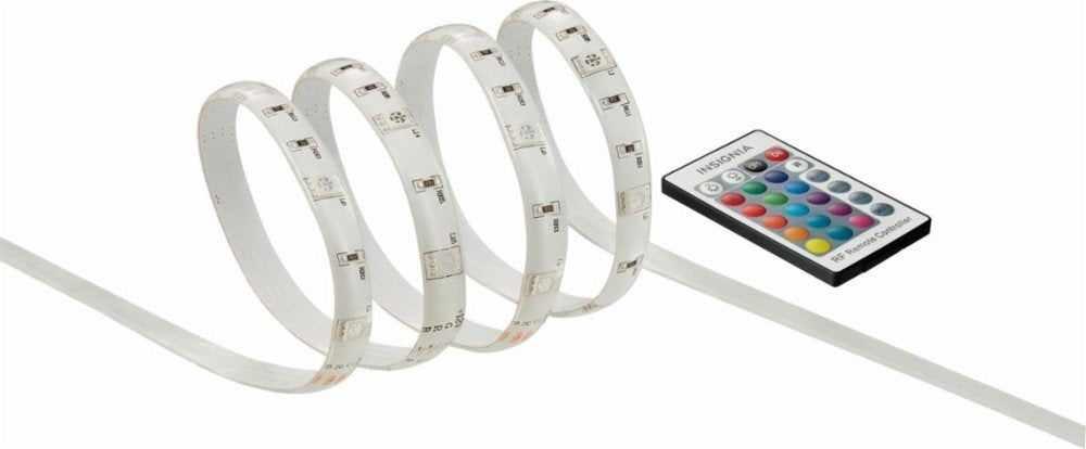 Insignia - 16 ft. Multi-Color LED Tape Light - NS-LED16RGB18