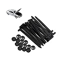 Borsuer Upgraded PA66 Nylon Universal Cable Tie Buckle, 100 Pcs Heavy Duty Self-Locking UV Resistant Zip Ties for Automotive Car Fender Bumper