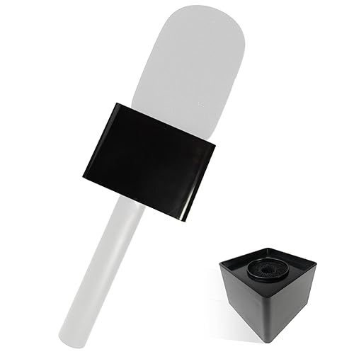 Movo HMF-1 ABS Mic Flag - Add Your Logo - Compatible with Rode Interview Go WMX-HM - Microphone Flag Perfect for Interviews, Vlogging, Content