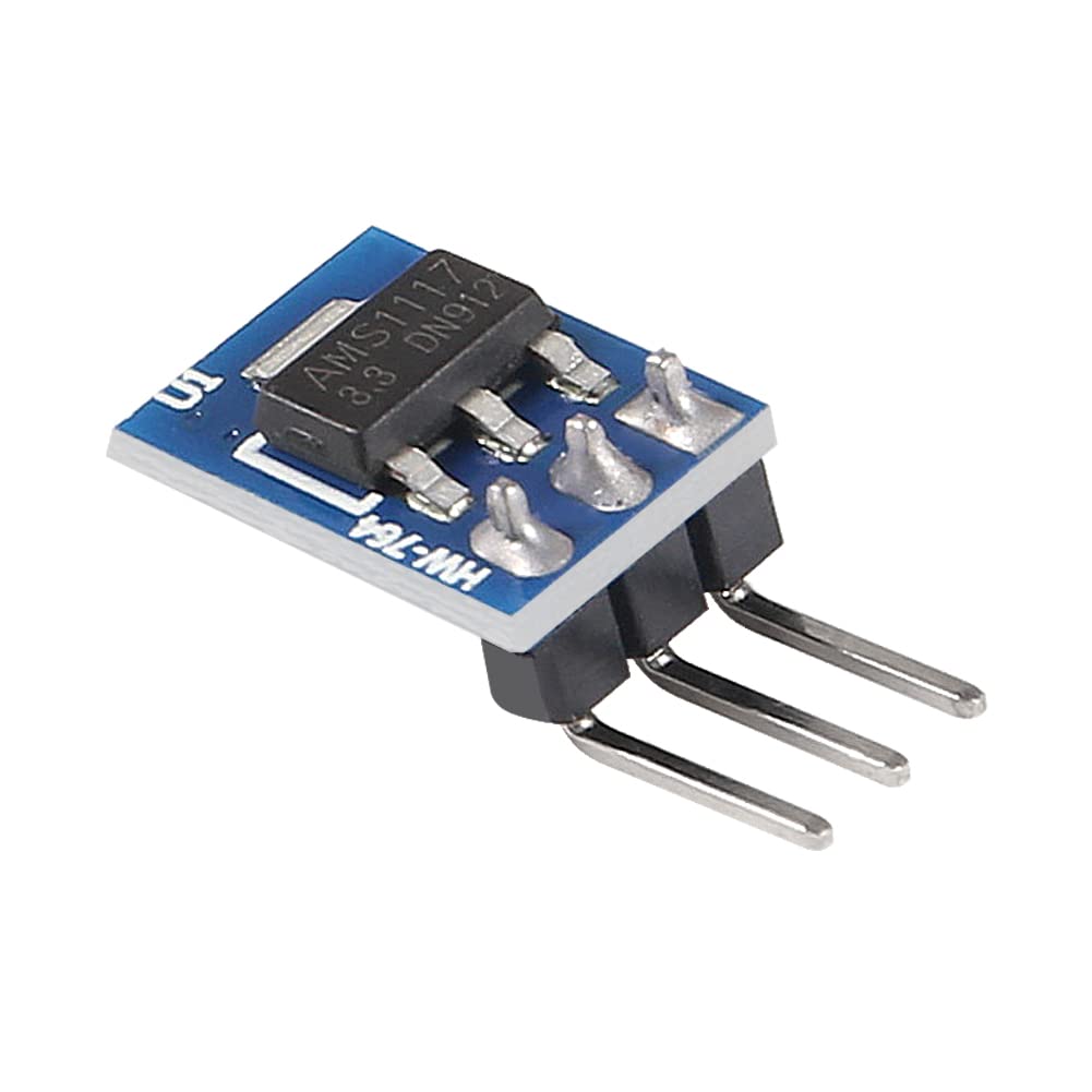 15Pcs 5V to 3.3V DC-DC Step Down Power Supply Buck Module AMS1117 3.3V 800MA Automatic Adjustable Boost Board Start Limit Voltage