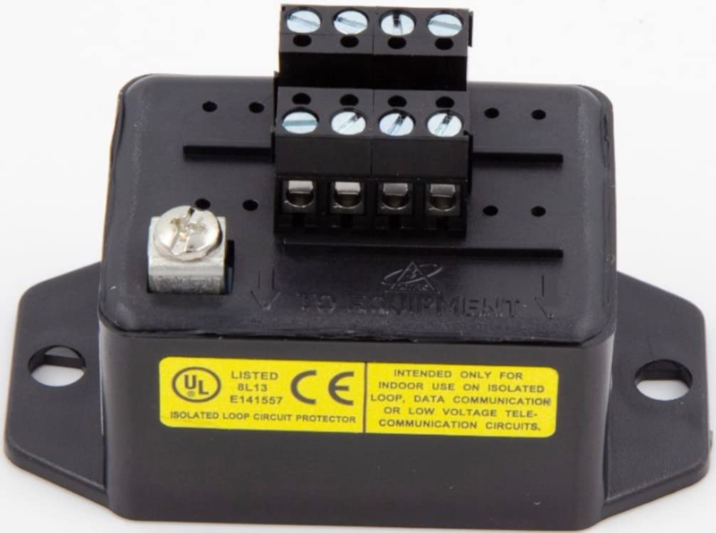 DITEK DTK-2LVLPLV 2 Pair, 22-16 AWG, 30V, Surge Protection, Terminal Strip
