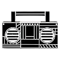 QFX BT-41-Boom Bluetooth Streaming TWS Ready Lightshow Speaker (Black)