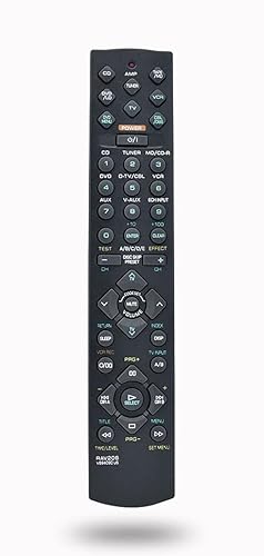 RAV206 V694090 Replacement Remote Control for Yamaha Audio/Video AV Receiver RXV-420 RXV-420RDS RXV-520 RXV-520RDS YHT-18 YHT-24 YHT-34 HTR-5440