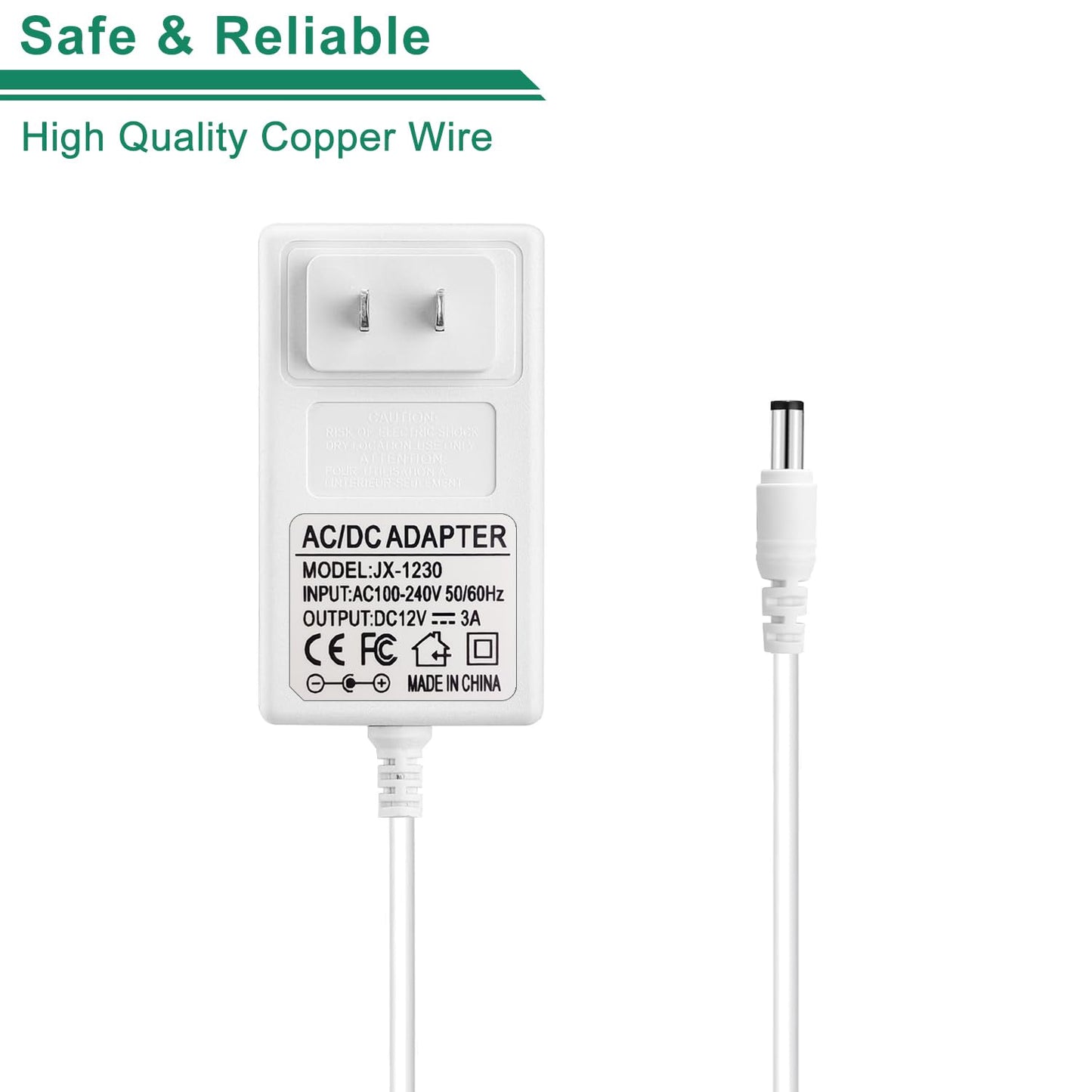 12V Power Cord Adapter Compatible with Linksys WiFi Mesh & Router Systems