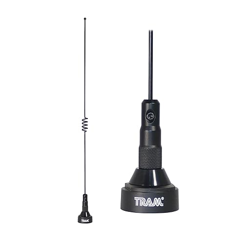 Tram® Pretuned Dual-Band 140 MHz to 170 MHz VHF/430 MHz to 450 MHz UHF Amateur Radio Antenna with NMO Mounting