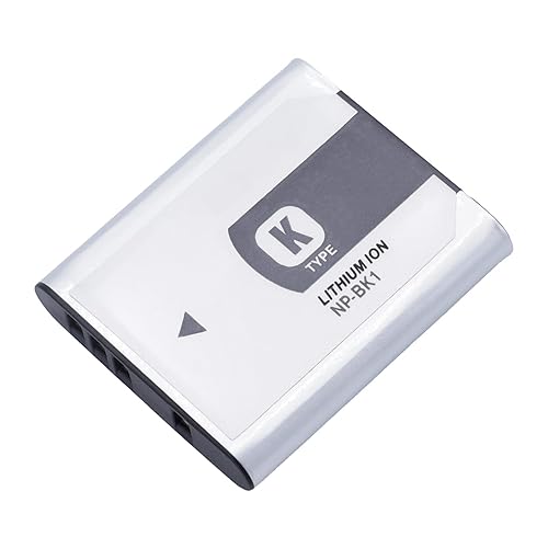 NP-BK1 970mAh Replacement Battery Compatible for Sony Cybershot DSC-W370 DSC-S750 DSC-S780 DSC-S950 DSC-S980 DSC-W190 MHS-CM1 HD MHS-PM1 MHS-PM5