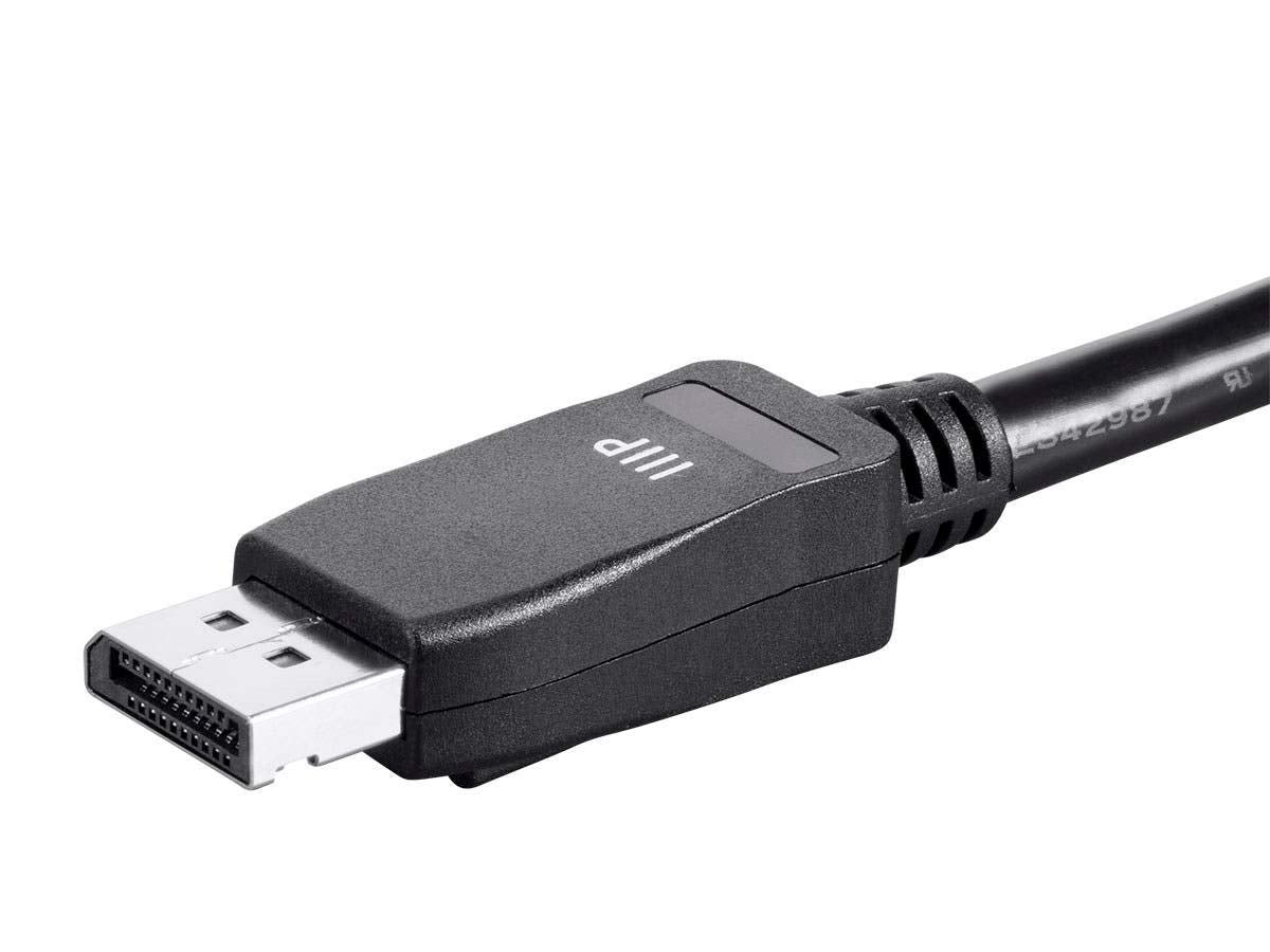 Monoprice DisplayPort 1.4 Cable - Supports Resolutions up to 8K@60Hz, 1.5 Feet, Black - Select Series