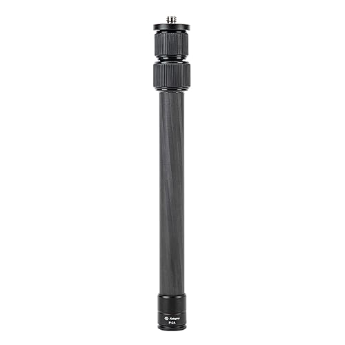 Fotopro 25" Carbon Fiber Tripod Extension Tube 3-Section Tripod Center Column Max Load 22lbs