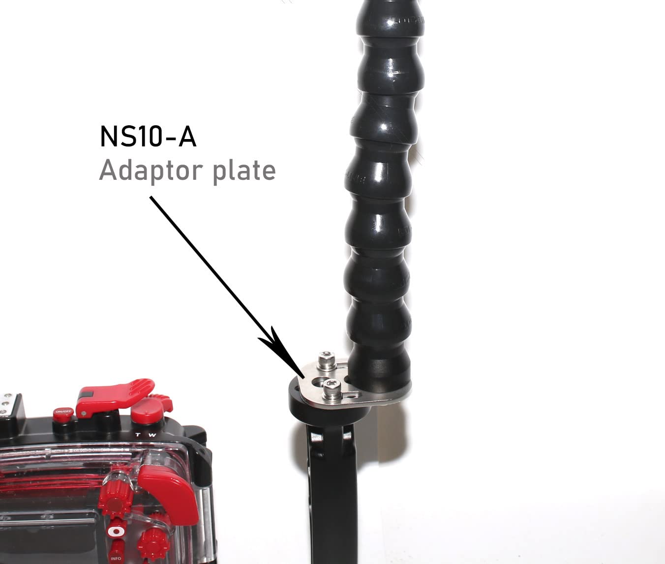 nitescuba NS10-A Flex arm Adaptor Plate for NS10 Tray