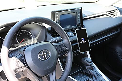 Course Motorsports DirectFit Magnetic Phone Mount and Car Phone Holder for Toyota RAV4 (2019-Present) - Magnetic Charging Head
