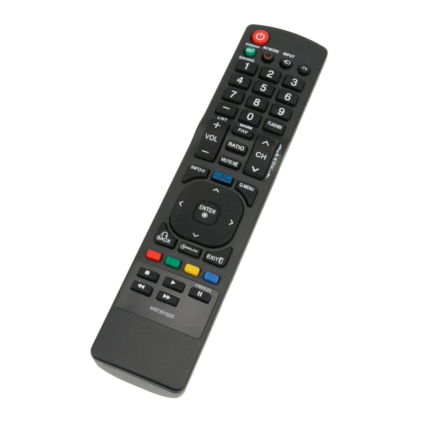 AKB72915235 Replace Remote Control fit for LG Plasma TV 42PT200 42PT250U 42PT330 42PT350 50PV430 50PV450 50PV450C 50PV550U 60PV250 60PV450 42PJ340