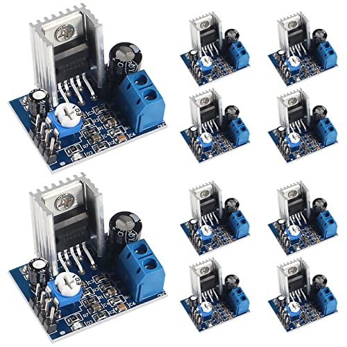 QCCAN 10PCS TDA2030A Audio Amplifier Module TDA2030 Power Amplifier Board 6-12V Speakers Module Converter