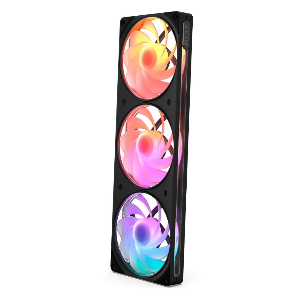NZXT F360 RGB Reverse - 360mm Single-Frame Reverse Fan - Black