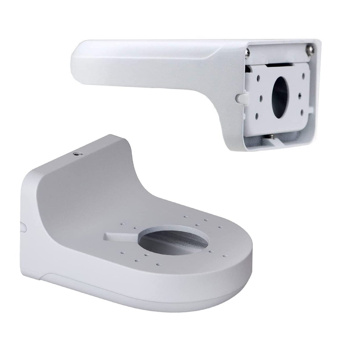 PFB204W Water-Proof Aluminum Alloy Wall Mount Bracket for Dome and Eyeball IP Camera, White, Pack of 1
