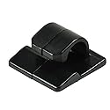 Gardner Bender PCC-1525UVB Cord Clips, ¼, Black