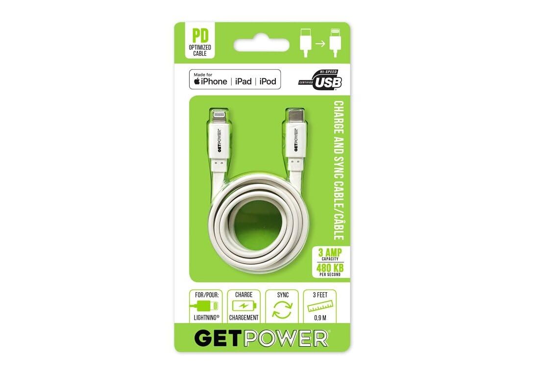 GP-USBC-ACL 3' USB-C to Apple Cable - Quantity 1