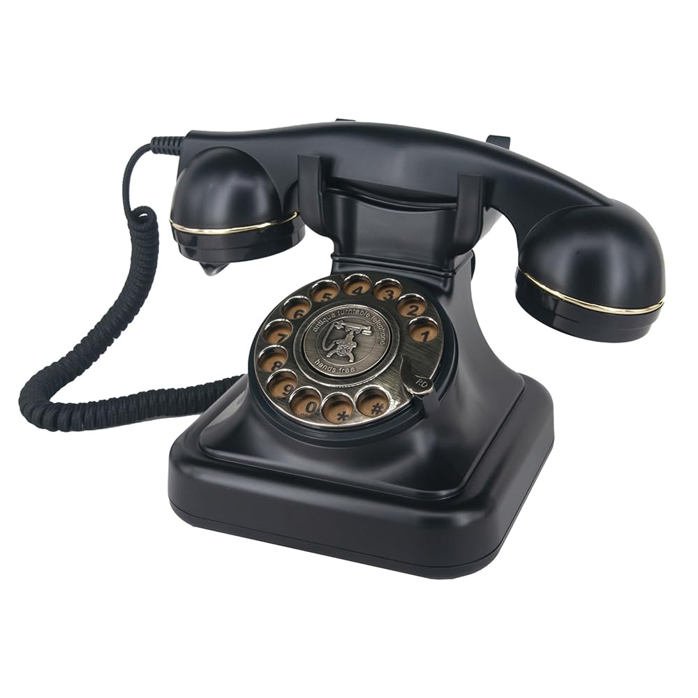 GHYTMTHOT Original Rotary Phone, Land Line Telephones for Home, Used for Home and Office Desk. (First Launched on Amazon)
