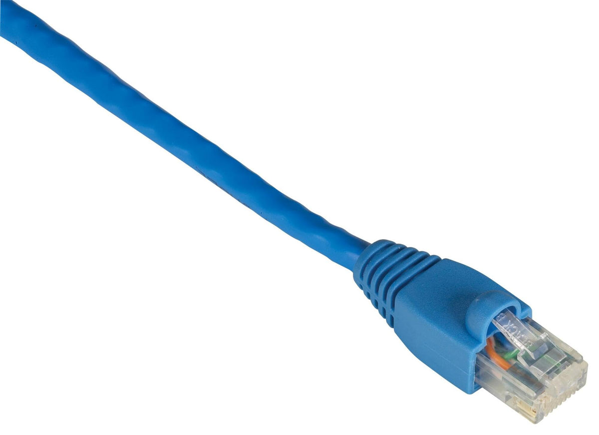 Black Box CAT6 550-MHz Snagless Patch Cable UTP CM PVC RJ45 M/M BL 50FT