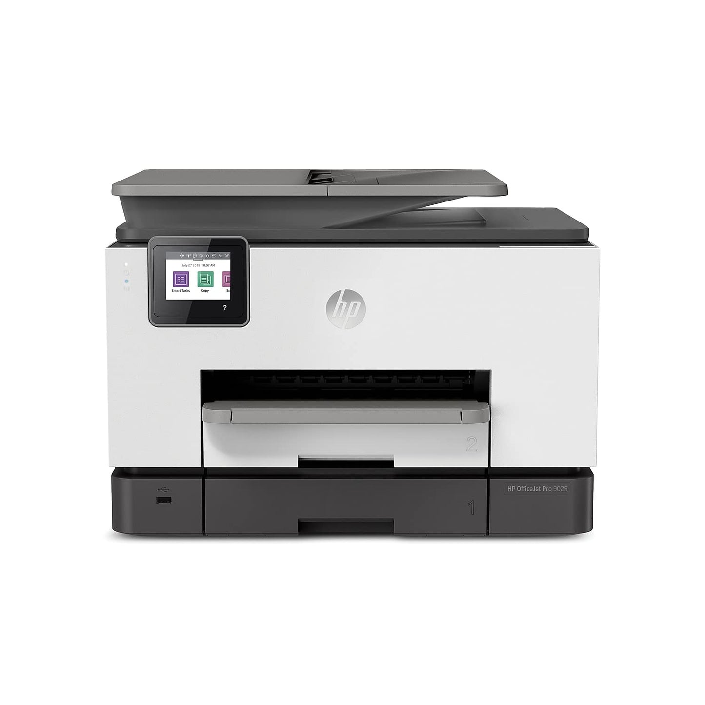 HP OfficeJet Pro 9025 All-in-One Wireless Printer, Single-Pass (Automatic) Document Feeder & Two Paper Trays, Smart Home Office Productivity, Instant