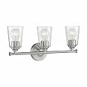Nuvo 60/7283 Bransel Light Fixture, 3Lt Vanity, Matte Black