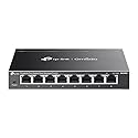 TP-Link Omada 8 Port Gigabit Easy Managed, Switch, VLAN, Auto Loop Prevention, IGMP Snooping, Fanless, Managed by Omada, Durable Metal w/ Shielded
