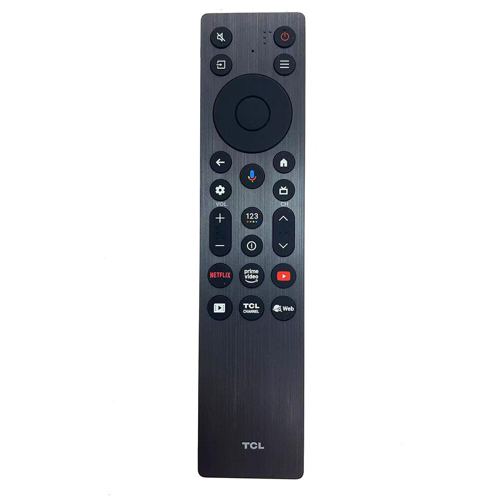 NTQinParts Voice TV Remote Control Controller Replacement for TCL 55QM6K 55-Inch, 65QM6K 65-Inch, 75QM6K 75-Inch, 85QM6K 85-Inch QM6K QLED 4K Smart