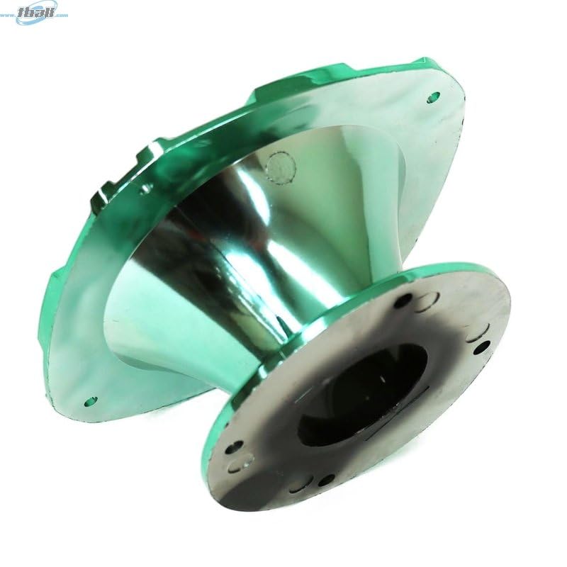 DEEJAY LED TBH2INSHORTBKGRE DJL Short 2-inch Bolt On Horn Black Green