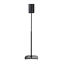 Sanus Speaker Stand for Sonos Era 100 Speakers - Height Adjustable Single Stand w/Easy 3 Step Install - Includes Rubber Feet & Carpet Spikes - Black