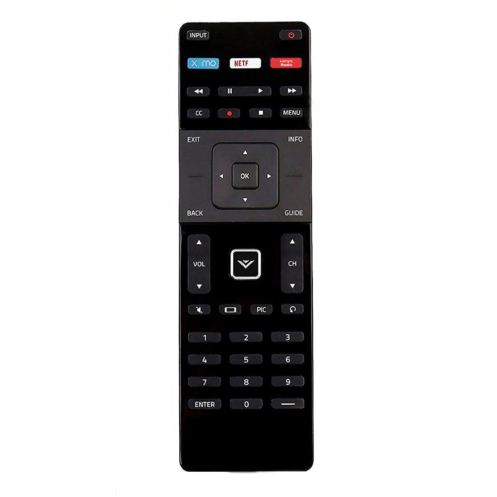 XRT122 Replacement Remote Control fit for Vizio TV D50-E1 D65-E0 D43-E2 D55-E0 D65-E0 D43-E2 D50-E1 D55-E0 D65-E0 D39H-D0 E43-C2 E55-C2 E65-C3 E70-C3