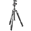 Manfrotto MKBFRLA4B-BHM Befree Advanced 2N1 Travel Tripod with Monopod, Lever Lock, Tripod Bag, Plate and Ball Head Included for Canon, Nikon, Sony