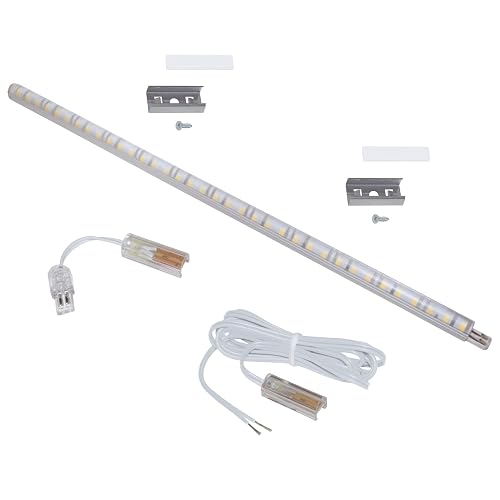 Armacost Lighting RigidStrip 12V 12" Linkable LED Strip Light Diffuser Kit 4000K 321130