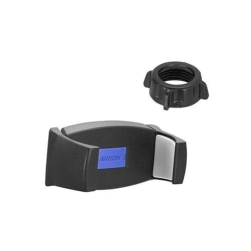 ARKON Mounts Mobile Grip 5 Universal Phone Holder | Securely Fits Smartphones up to 3.9" Wide | Adjustable Spring-Loaded Holder | 17mm Ball End