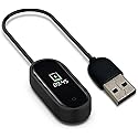 FANTIA USB Charging Cable Charger Fitness Sport Tracker for Xiaomi Mi Band 4 Black