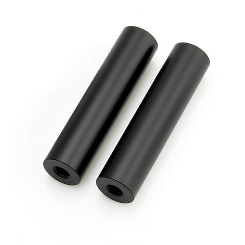 NICEYRIG 2.5 Inch 15mm Rod with 1/4’’-20 Threaded Holes for 15mm Railblock Support, Clamp Mount - 027