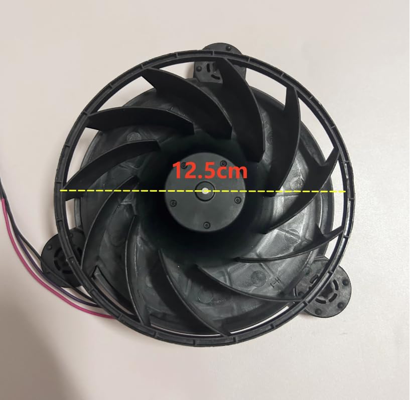 ZWF-33-125 12V 2.5W 1600RPM 3-Wire Cooling Fan