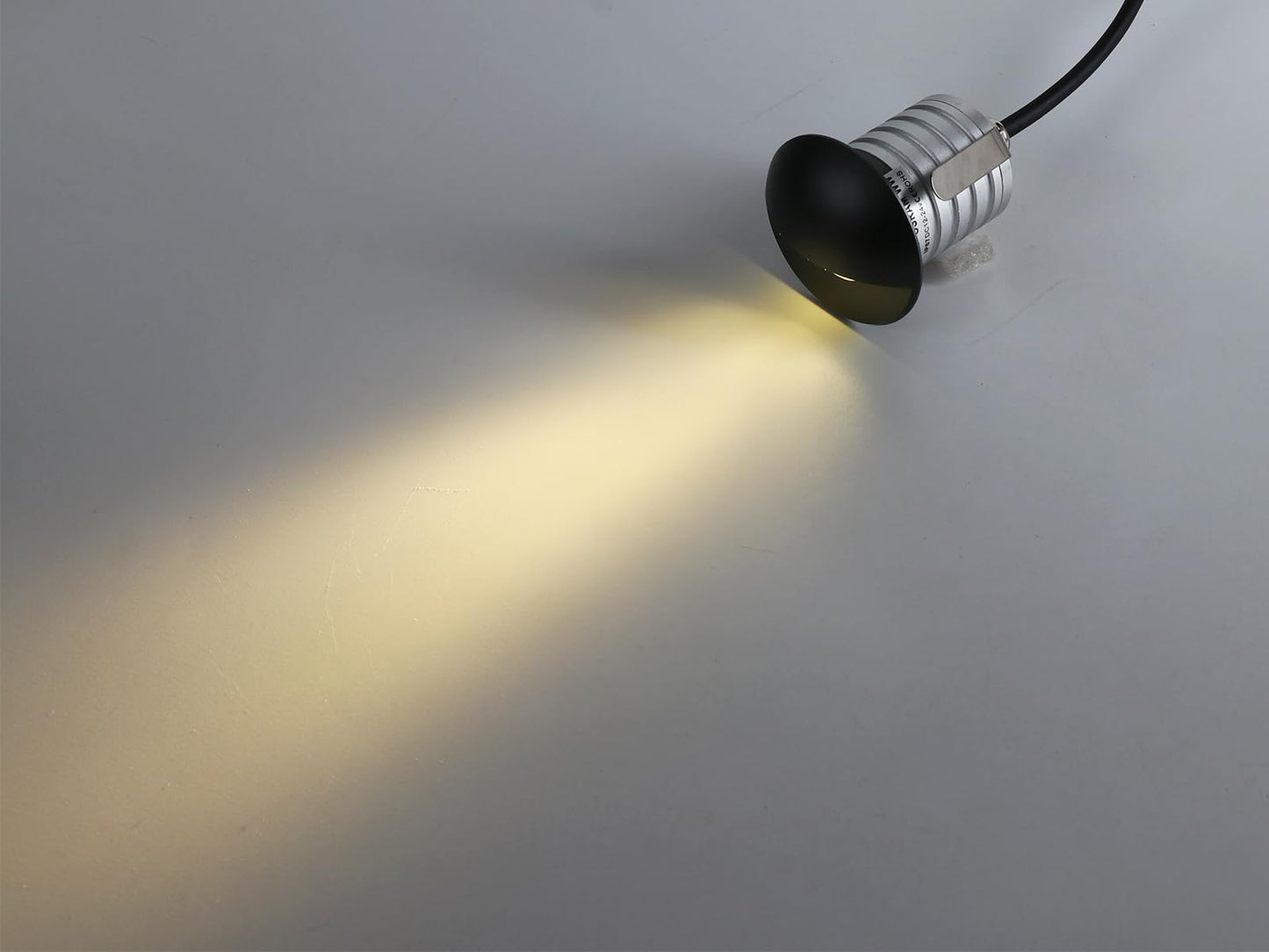 IBLLIGHT LED In-Ground Step Light- Half Moon Anti-Glare, 3W 12V-24V DC, Recessed Wall Lights, IP67 Waterproof, Buried Underground Outdoor Landscape