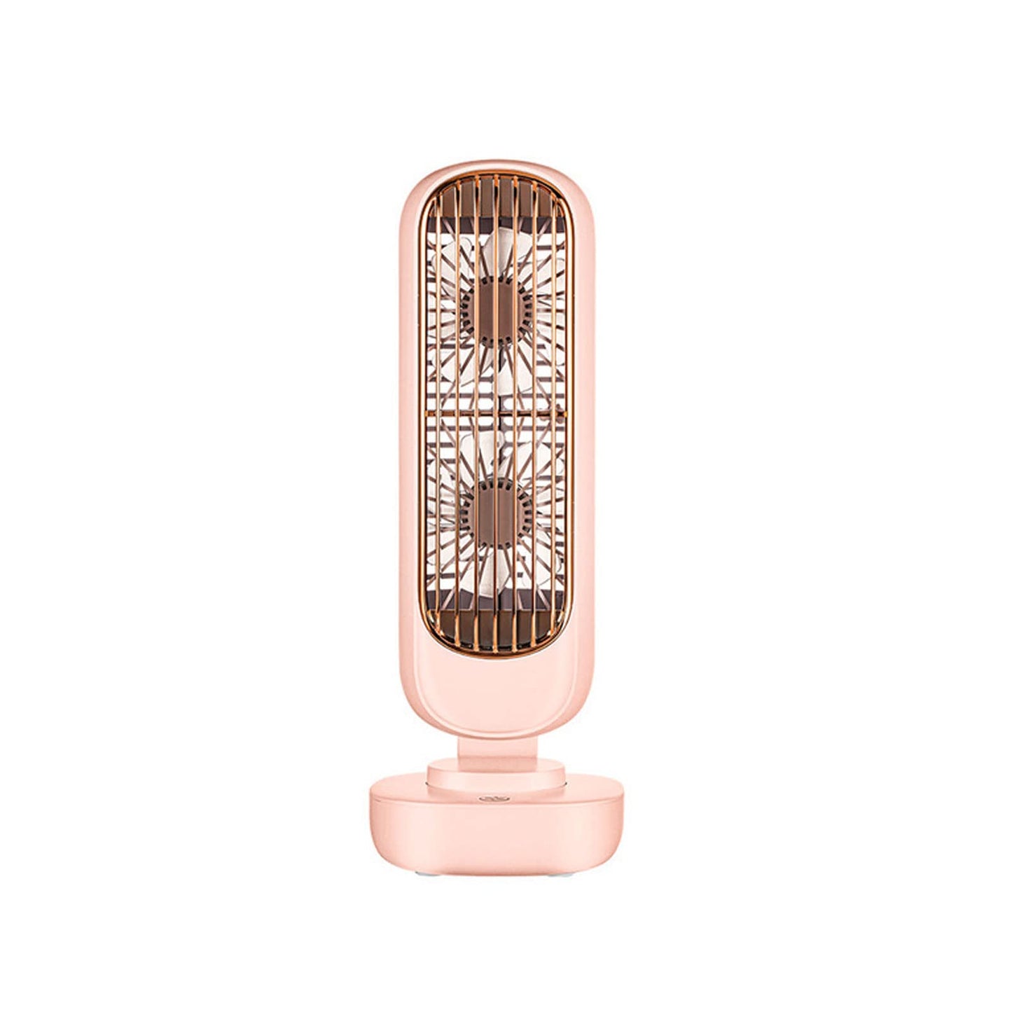 YWangQiang Double Leaf Tower Fan Mini Small Fan Desktop Small Fan Vertical Portable Charging USB Electric Fan for Office Living Room Fans (Color :) ()