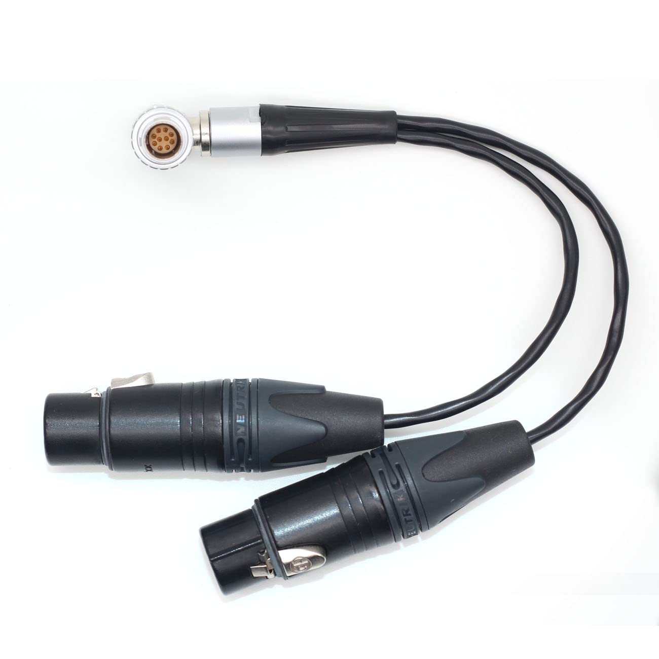 SZJELEN Atomos Shogun Monitor Audio Input Cable,10pin to XLR 3pin Female Connector Breakout Audio Input Cable for Atomos Shogun Monitor Recorder