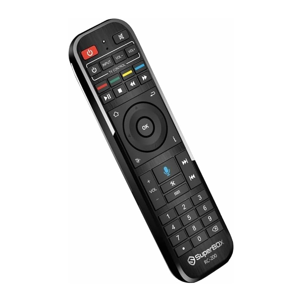 RC-200 Voice Remote Control for Super Smart TV Box S5 Pro S5 Max S6 Pro S6 Max S6 Ultra